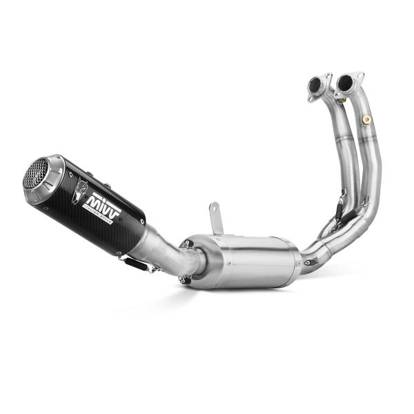 Scarico completo MIVV MK3 Carbonio alto Racing Aprilia RS660 2020-2024