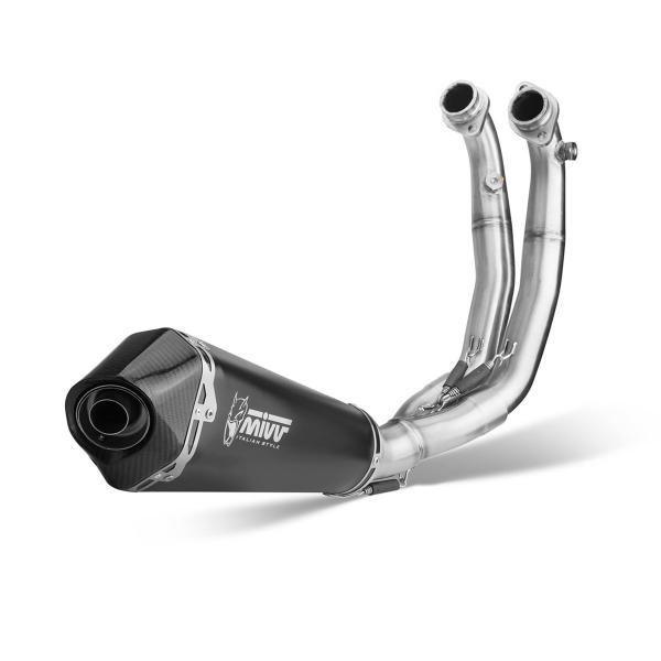 Scarico completo MIVV Delta Race Acciaio Nero omologato Aprilia Tuono 660 2021-2024