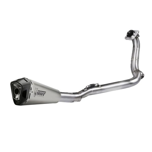 MIVV Delta Race Steel Complete exhaust approved BMW G310R 2018-2024