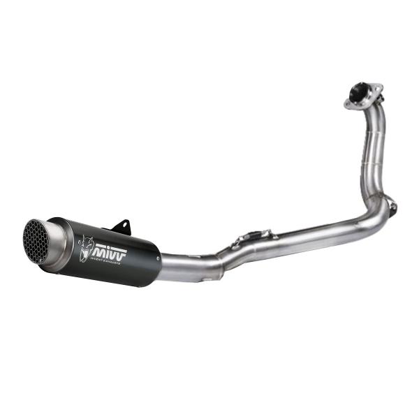 Scarico completo MIVV GPpro Acciaio Nero omologato BMW G310R 2018-2024