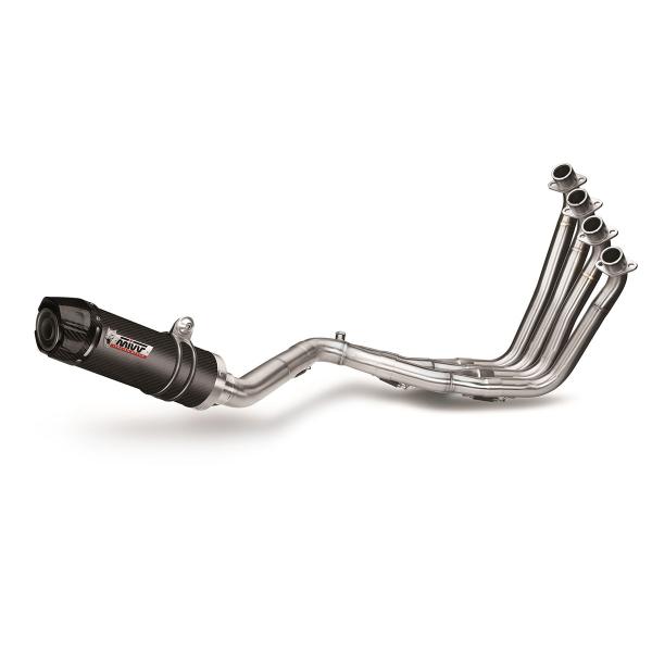 Scarico completo MIVV GP Carbonio fondello Carbonio omologato Honda CB650F 2014-2018