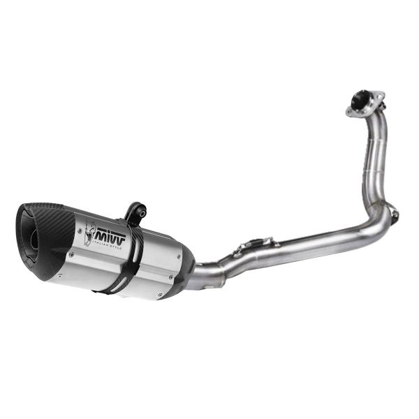 Scarico completo MIVV Suono Acciaio omologato Honda CBR125R 2011-2016
