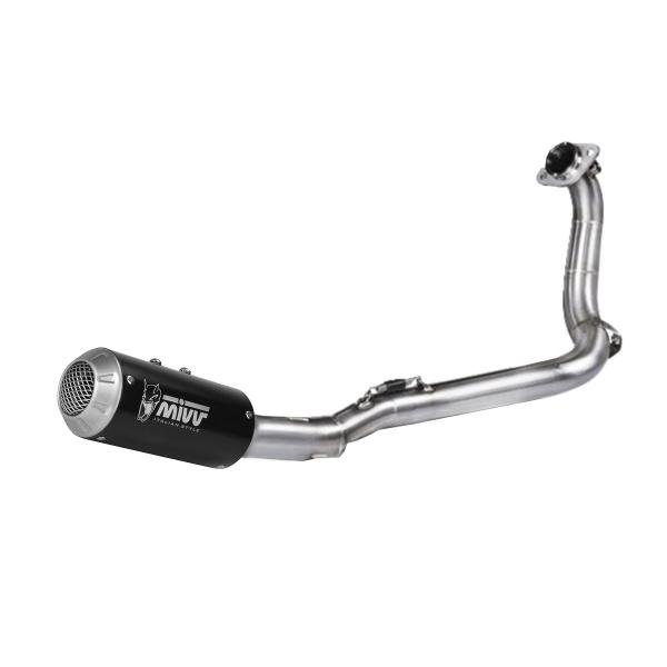 Scarico completo MIVV MK3 Acciaio Nero Racing Honda CB125R 2018-2020