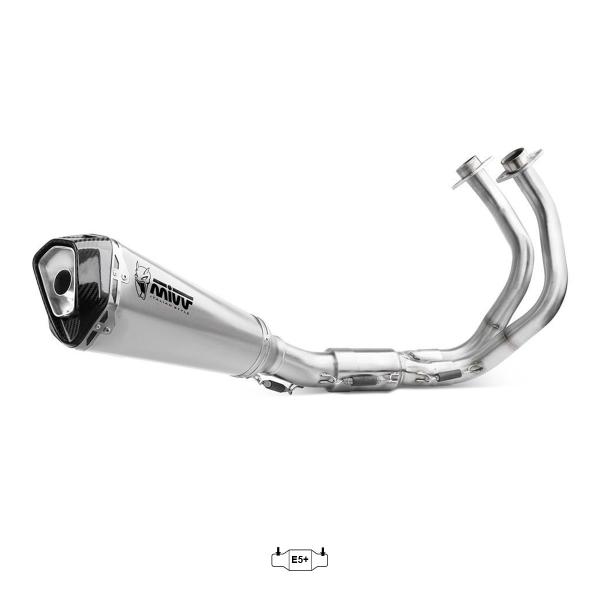 MIVV Delta Race Steel Complete exhaust approved Kawasaki Z650 2024-2025