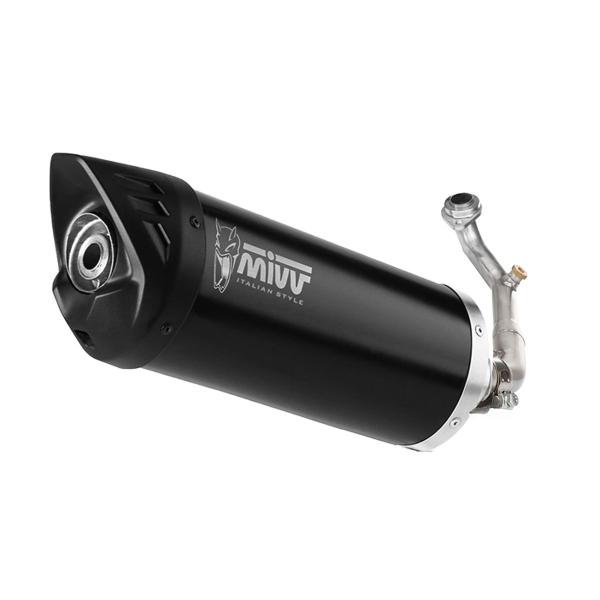 MIVV Mover Black steel Complete exhaust approved Piaggio Medley 150 S 2021-2024