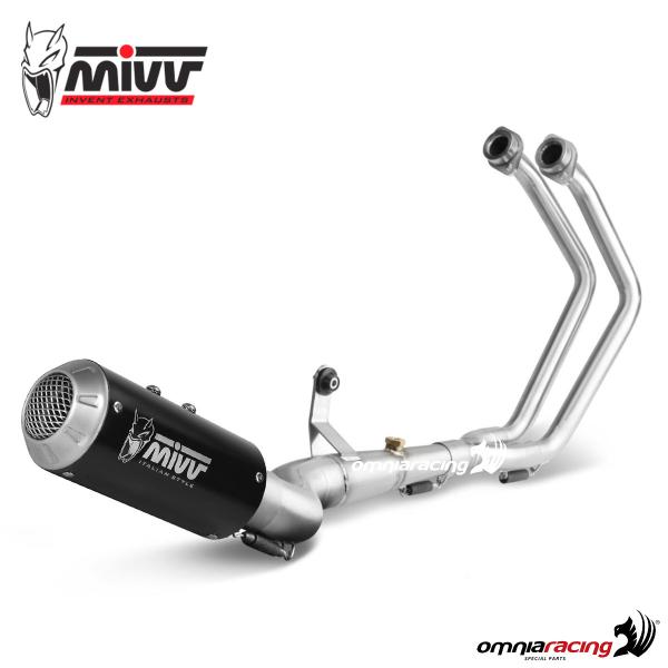 Scarico completo MIVV MK3 Acciaio Nero Racing Yamaha MT03 2016-2024