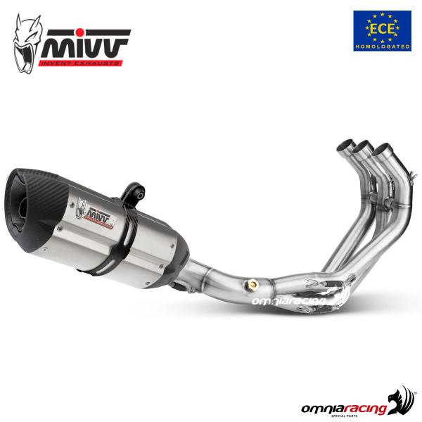 MIVV Suono Steel Complete exhaust approved Yamaha MT09 2013-2020