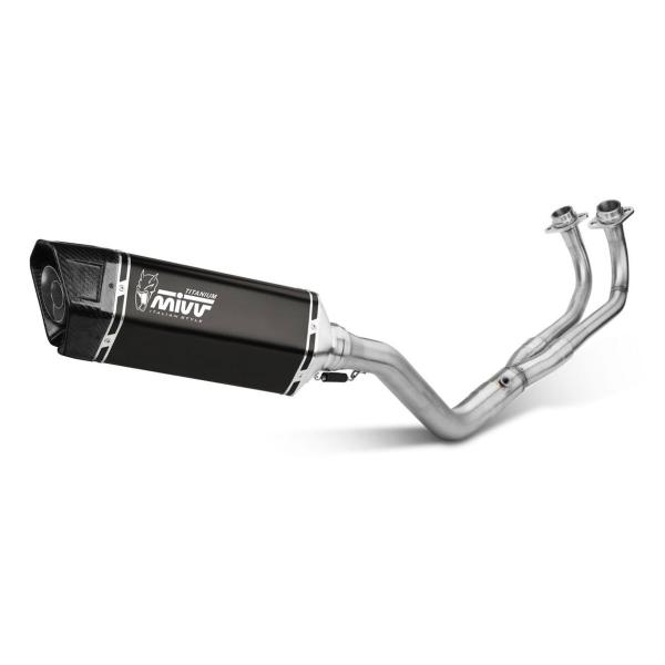 MIVV SR1 Black Titanium Complete exhaust approved Yamaha Tmax 560 2020-2021