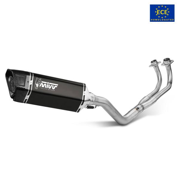 Scarico completo MIVV SR1 Acciaio Nero omologato Yamaha Tmax 560 2020-2021