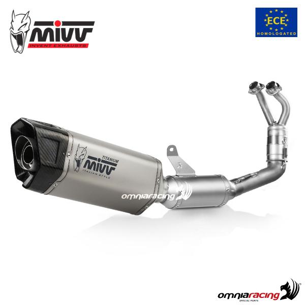 Scarico completo MIVV SR1 Titanio alto omologato Yamaha R7 2022-2024