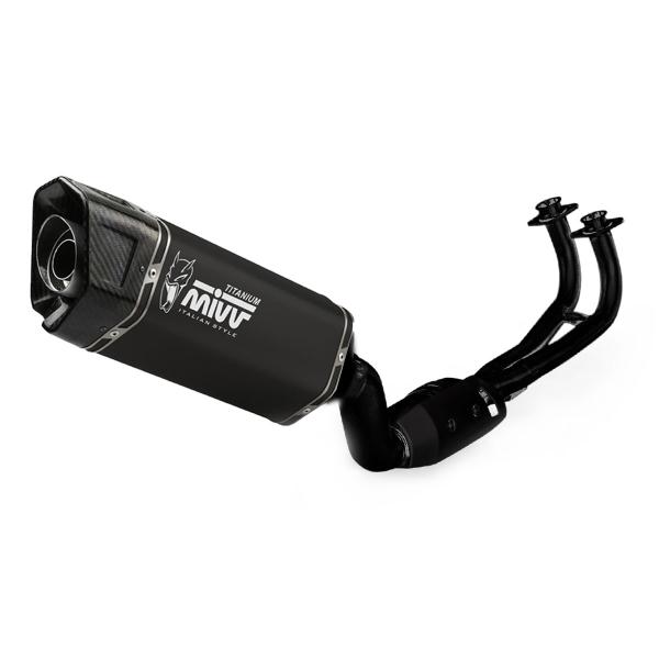 Scarico completo MIVV SR1 Acciaio full Nero omologato Yamaha Tmax 560 2025