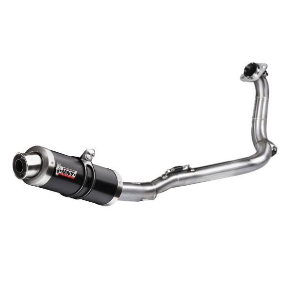 MIVV GP Black steel high Complete exhaust approved Zontes ZT125GK 2021-2024