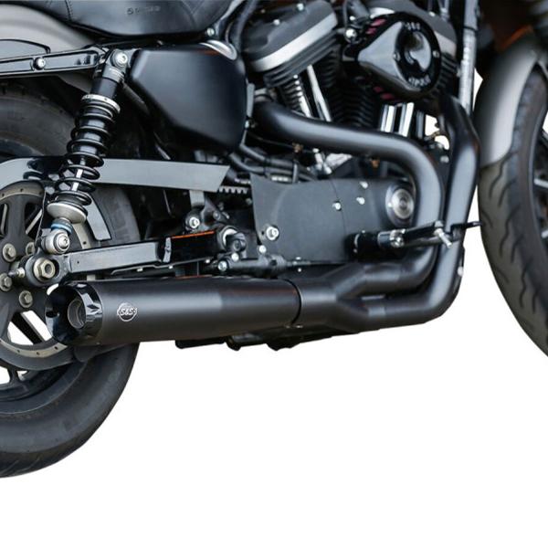 S&S black full exhaust SuperStreet Harley Davidson XL1200CX Sportster Roadster USA 2018-2020