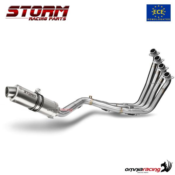 Storm GP stainless steel full exhaust system homologated for HONDA CB650F 2014>2018