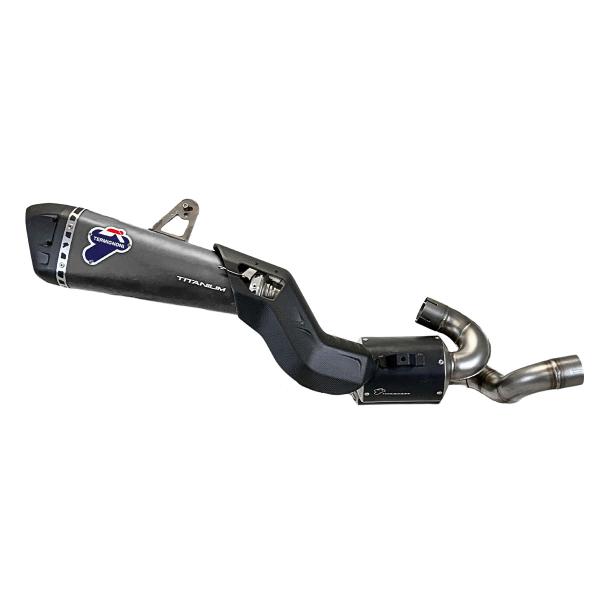 Scarico completo Termignoni racing titanio grigio Ducati Multistrada V4 2025