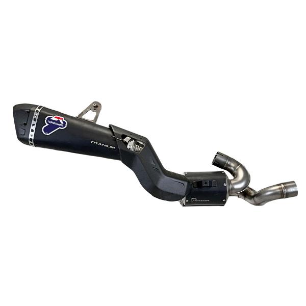 Scarico completo Termignoni racing titanio nero Ducati Multistrada V4 2025