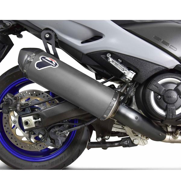 Termignoni SCREAM full exhaust system grey titanium racing Yamaha Tmax 560 2020-2022