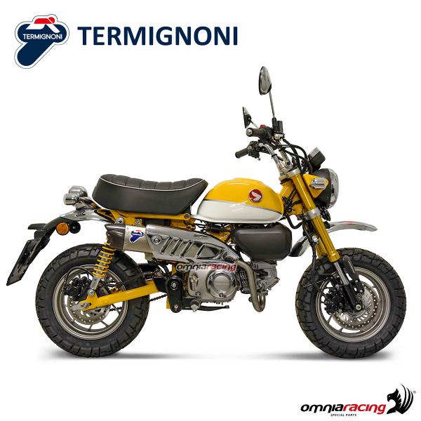 Termignoni full exhaust system in steel racing not homologated for Honda Monkey 125 2019>2021