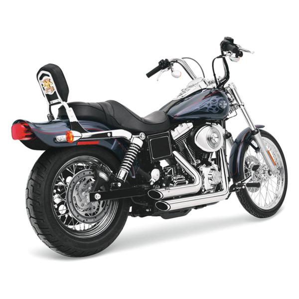 Scarico completo Vance&hines Shortshots cromato 2:2 Harley Davidson Dyna Glide Custom 1992
