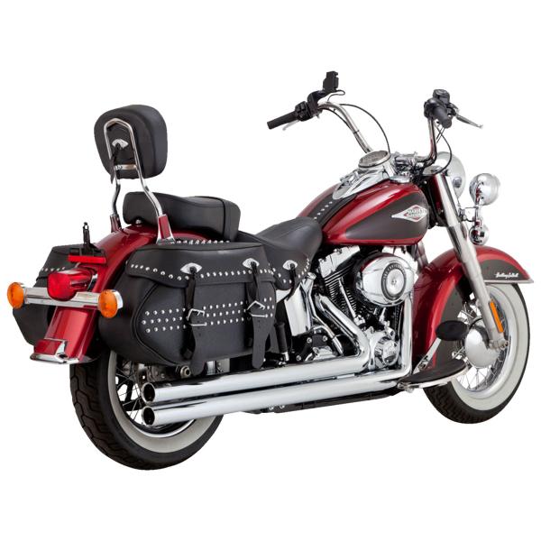 Scarico completo Vance&hines Big Shot cromato 2:2 Harley Davidson Fat Boy 2000-2003
