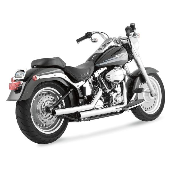 Vance&hines chromed full exhaust Straightshots 2:2 Harley Heritage Softail Classic 2004-2005