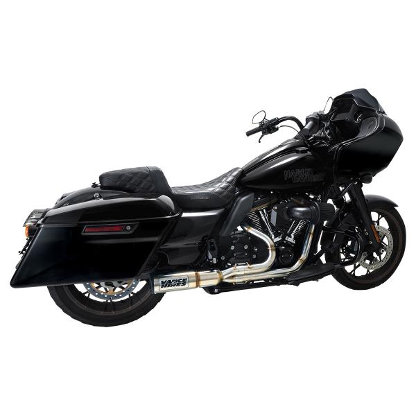 Scarico completo Vance&hines Hi-Output spazzolato 2:1 Harley Davidson Road King 107 2017