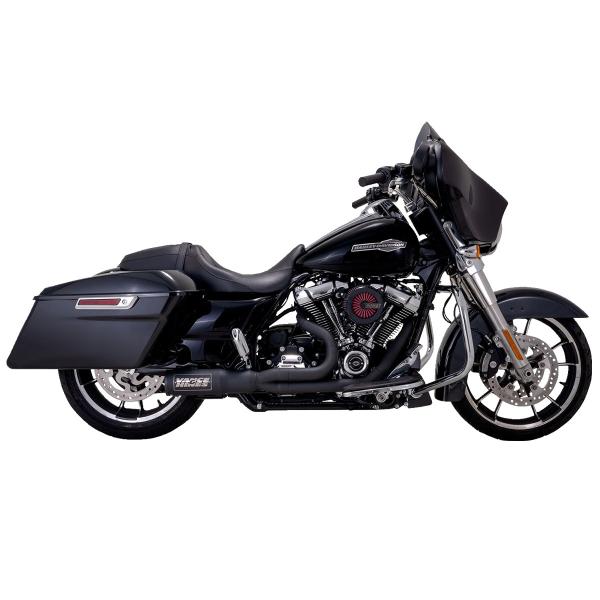Scarico completo Vance&hines Hi-Output nero 2:1 Harley Davidson Road King 107 2017