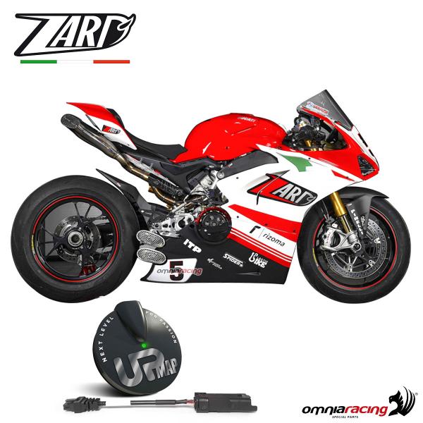 Zard impianto di scarico completo racing DM5 in titanio e acciaio + UPMap per Ducati Panigale V4 18>