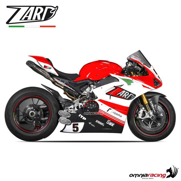 Zard impianto di scarico completo racing DM5 in titanio per Ducati Panigale V4 1100 2018>