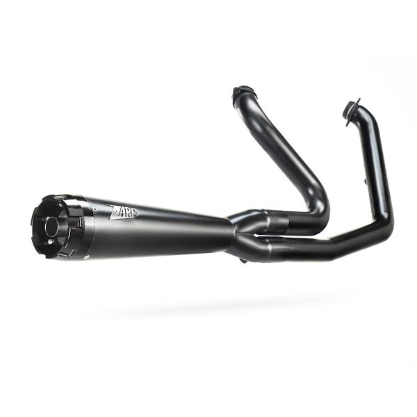 ZARD Full Exhaust Harley-Davidson Street Bob 2017-2024 Black Steel approved