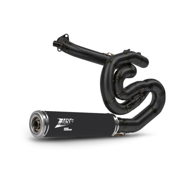 ZARD black steel Full exhaust Racing Harley Davidson XR 1200 2009-2012