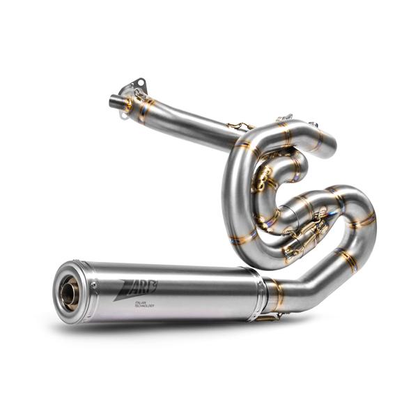 Scarico completo ZARD Titanio Racing fondello carbonio Harley Davidson XR 1200 2009-2012