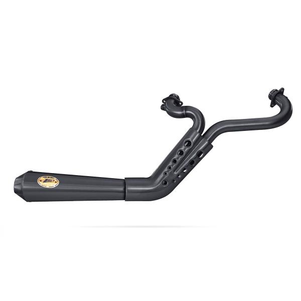 ZARD CONICAL black steel Full exhaust Racing Harley Davidson Sportster EVO 883 2003-2013