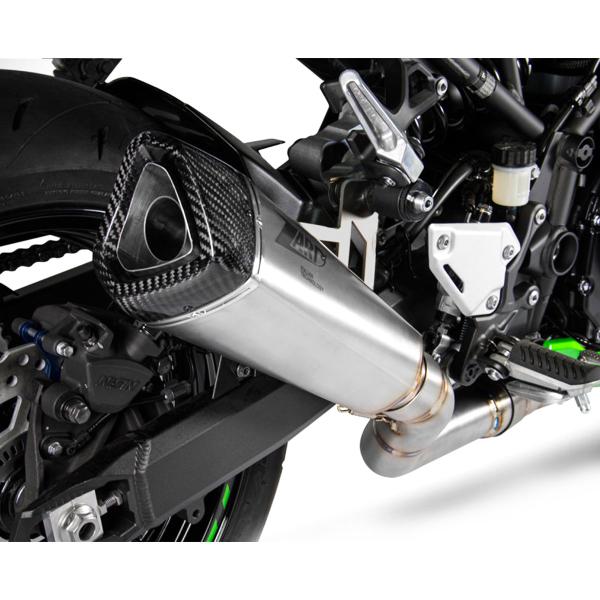 Scarico completo ZARD Titanio omologato fondello carbonio Kawasaki Z900 A2 2020-2023