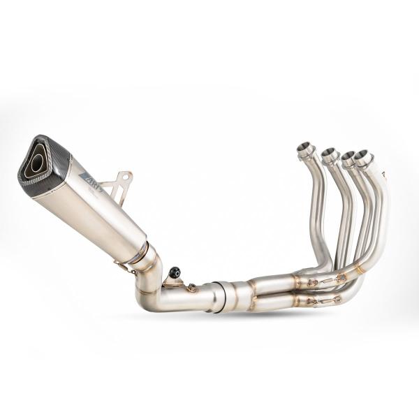 ZARD Full exhaust Kawasaki Z900 2025 titanium Racing carbon end cap