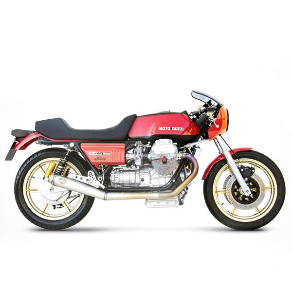 Scarico completo ZARD Acciaio lucido Racing Moto Guzzi Le Mans 1976-1981