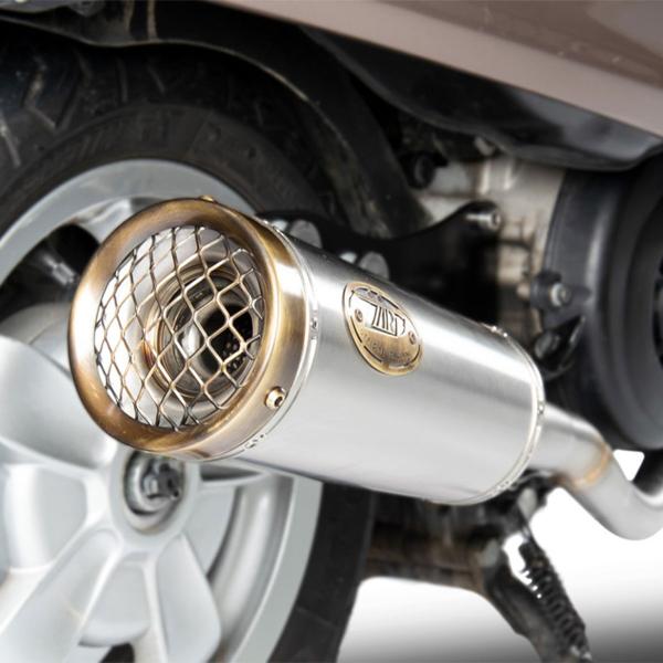 Scarico completo ZARD Acciaio Racing fondello bronzo Vespa Primavera 125/150 2020-2023