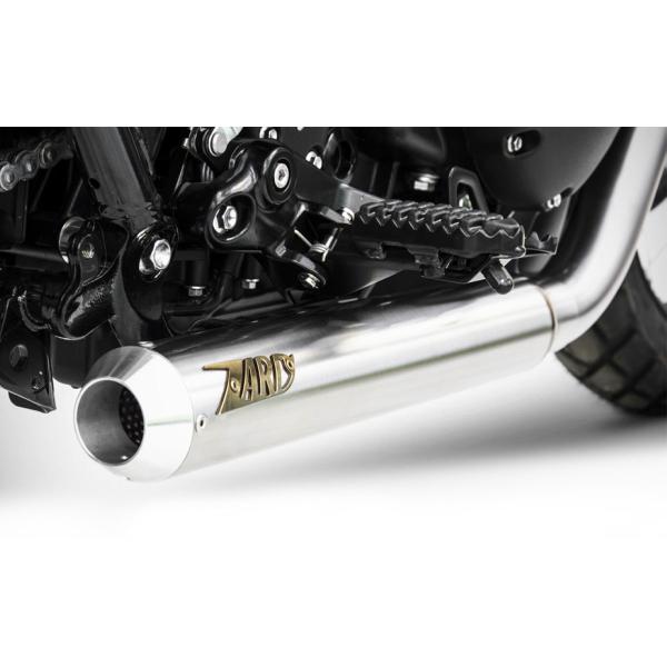 ZARD CROSS steel Full exhaust Racing Triumph Bonneville T100 Carb/ie 2001-2016