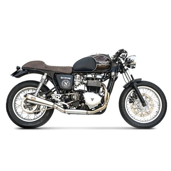 ZARD BAD CHILD steel Full exhaust Racing Triumph Bonneville T100 Carb/ie 2001-2016