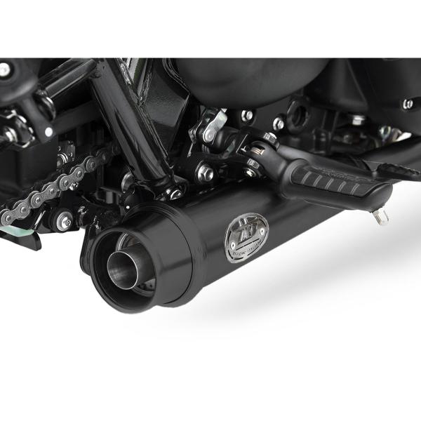 Scarico completo ZARD Acciaio nero Racing Triumph Bonneville T120 2016-2023