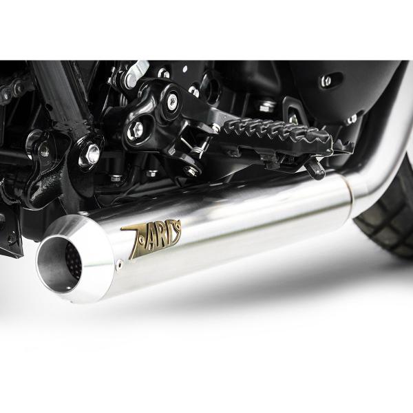 ZARD CROSS steel Full exhaust Racing Triumph Scrambler 900 2017-2023