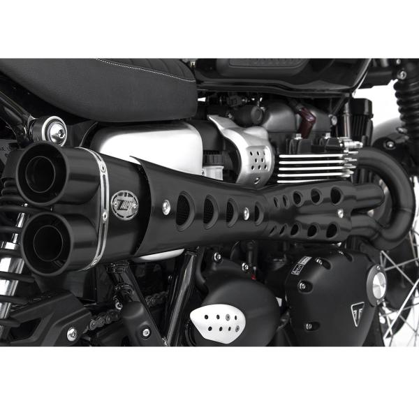 Scarico completo ZARD SPECIAL ED Acciaio nero Racing Triumph Scrambler 900 2017-2023
