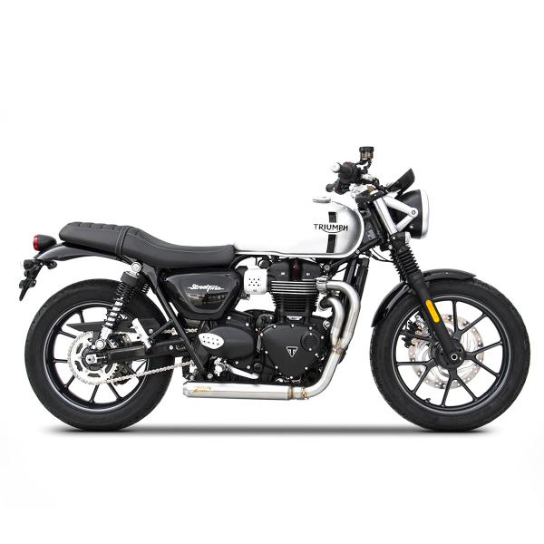 ZARD CROSS steel Full exhaust Racing Triumph Speed Twin 900 2016-2023