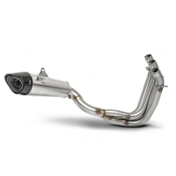 Scarico completo ZARD Titanio Racing fondello carbonio Triumph Trident 660 2021-2023