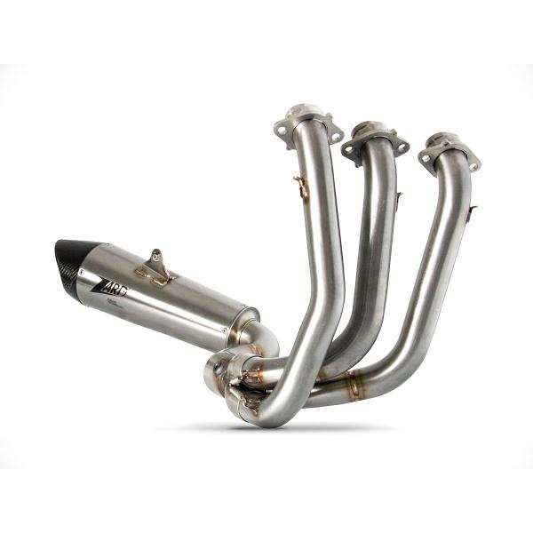 Scarico completo ZARD Acciaio omologato fondello carbonio Triumph Tiger Sport 660 2021-2023