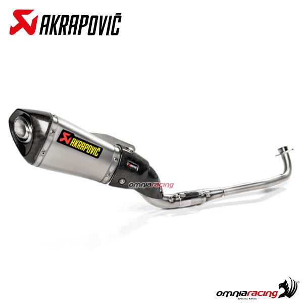 Scarico completo Akrapovic titanio racing Honda MSX125 Grom 2019-2023