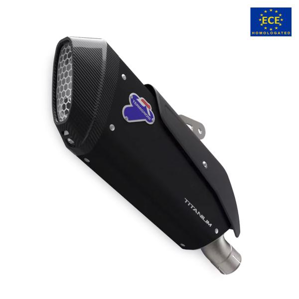Termignoni titanium black exhaust approved Ducati Multistrada V2 2025