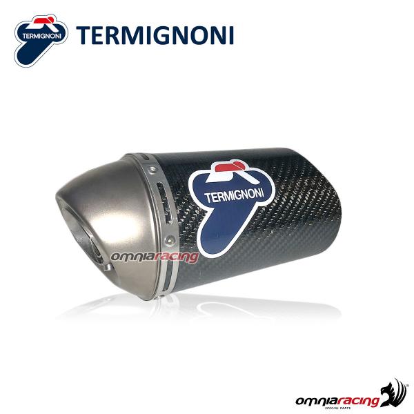 Terminale di scarico corto in carbonio Termignoni D091 racing per Ducati Monster S4R /S4RS