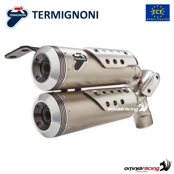 Termignoni terminale scarico titanio omologato Ducati Scrambler 1100 2018-2020
