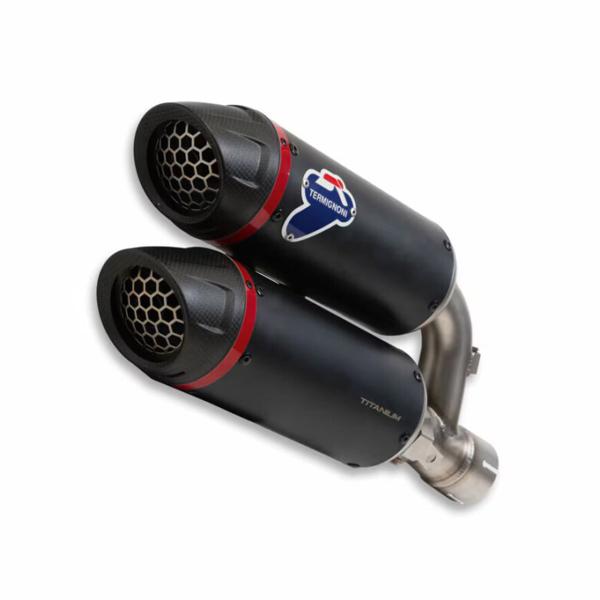 Scarico Termignoni Titanio nero omologato Ducati Monster V2 2026